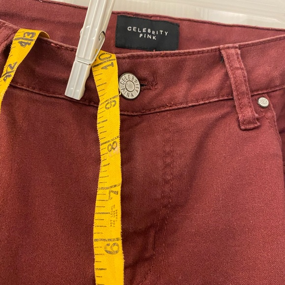 Burnt Red jeans Size 11/30 Celebrity Pink. - Picture 4 of 8